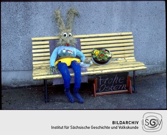 Hase aus Heu in Meuselwitz