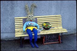 Bild: Hase aus Heu in Meuselwitz