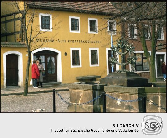 Brunnen auf dem Markt Weißenberg