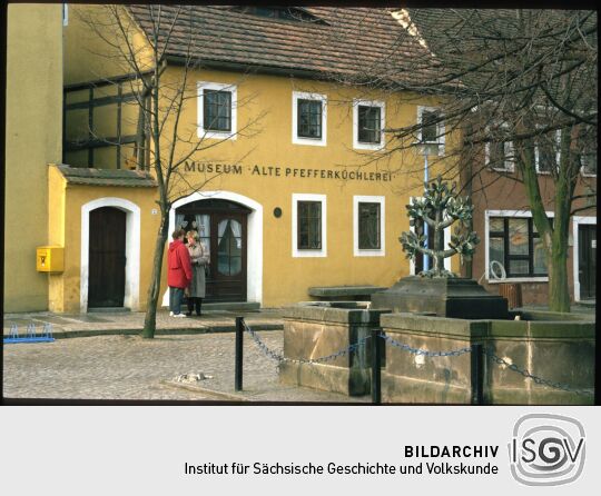 Brunnen auf dem Markt Weißenberg