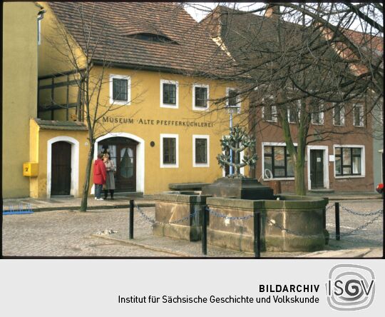 Brunnen auf dem Markt Weißenberg
