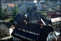 Bild: Blick auf Hohnstein 1995