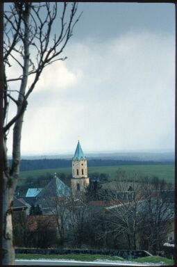 Bild: Blick über Lichtenberg in der Lausitz
