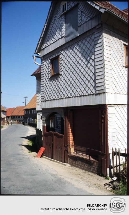 Umgebindehaus in Obercunnersdorf 1986