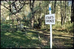 Bild: Schild "Staatsgrenze" bei Posseck