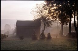 Bild: Scheune in Raun 1994