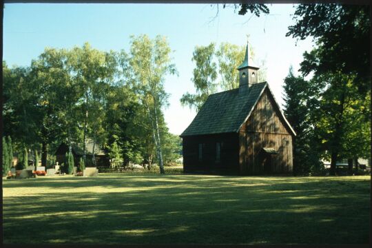 Schrotholzkirche in Sprey 1982