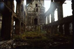 Bild: Blick durch den Nordflügel in der Ruine des Dresdner Schlosses