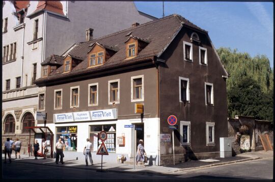 Ecke Dresdner Straße/ Bahnhofsstraße in Freital Potschappel