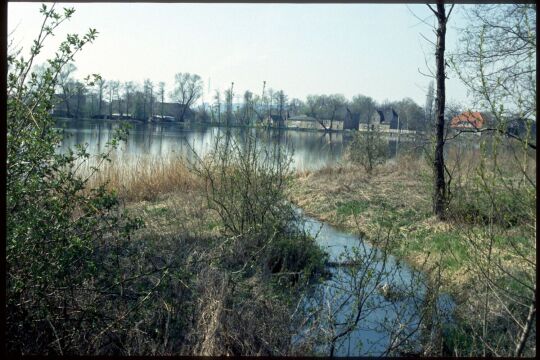 Blick über den Mühlteich in Rohrbach 1994