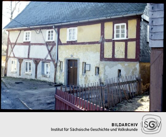 Umgebindehaus in Großschönau 1988