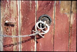 Bild: Türklopfer an einer Türe von Schloss Schönfeld