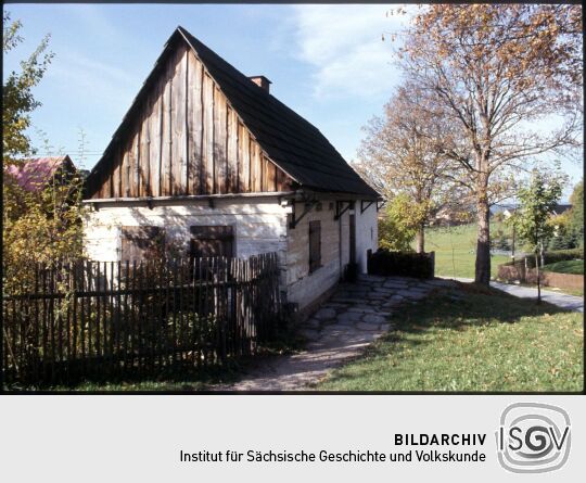 Holzgebäude im Freilichtmuseum Landwüst 1993