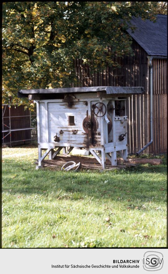 Dreschmaschine in Landwüst