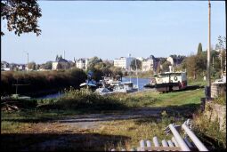 Bild: Blick über den Hafen Pieschen