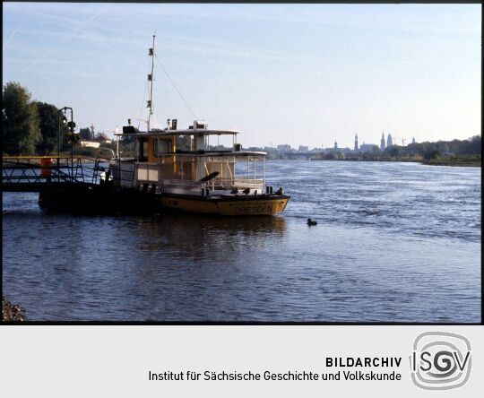 Fähre in Dresden Pieschen