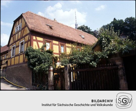 Fachwerkgebäude im Wachwitzgrund