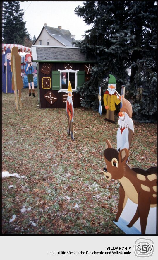 Aufsteller mit Märchenmotiven in Großröhrsdorf