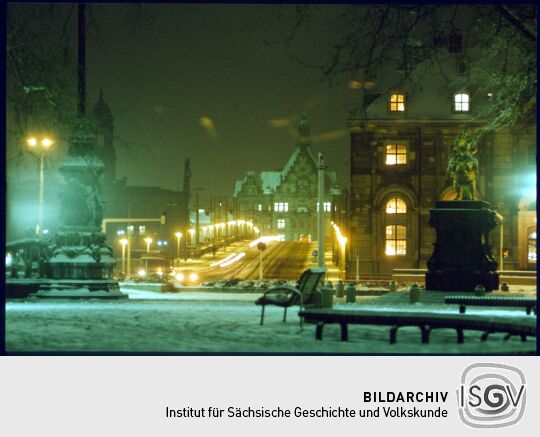 Blick vom Neustädter Markt auf das Georgentor