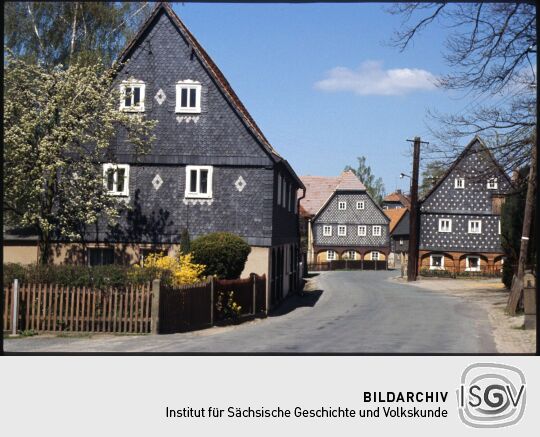 Umgebindehäuser in Obercunnersdorf
