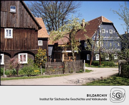 Umgebindehäuser in Obercunnersdorf