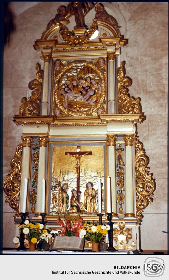 Altar in der St. Johanniskirche Reichenbach/O.L.