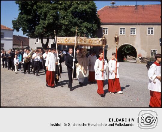 Fronleichnamsprozession Radibor