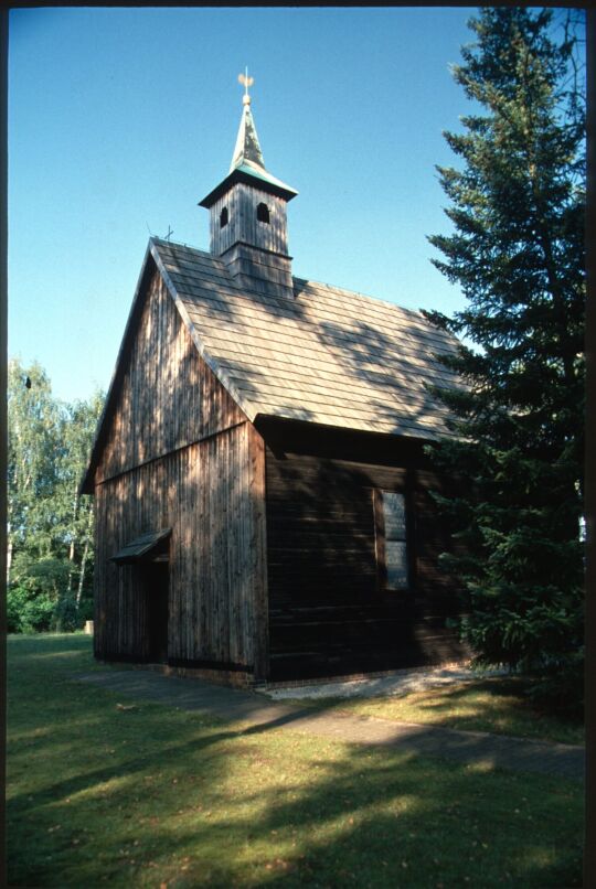 Schrotholzkirche in Sprey 1982