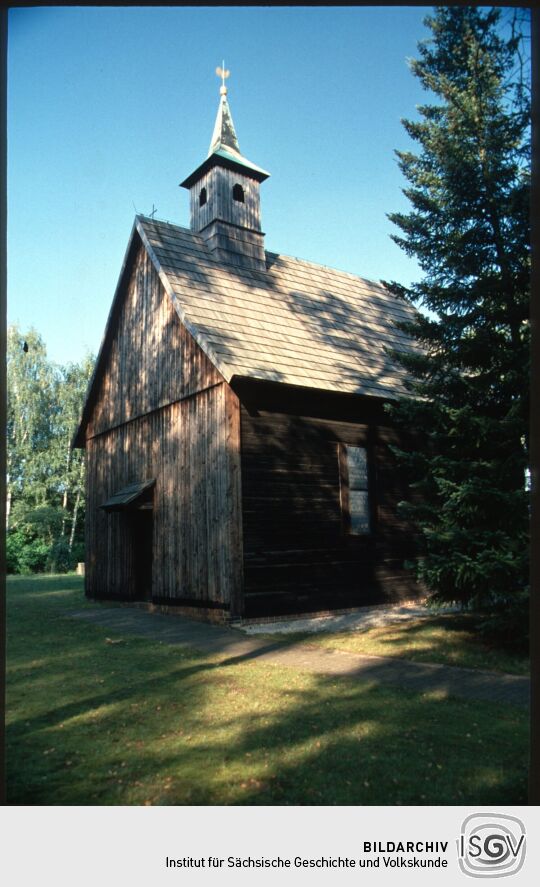 Schrotholzkirche in Sprey 1982