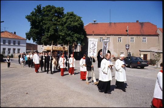 Fronleichnamsprozession in Radibor