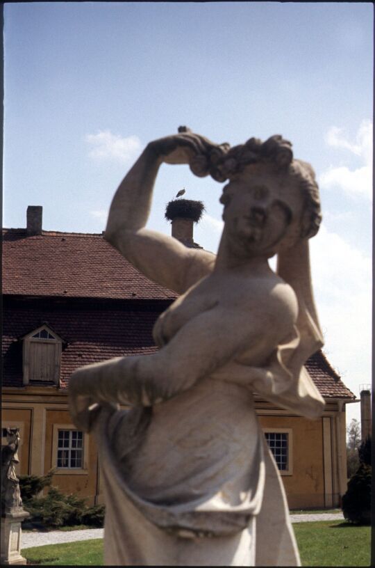 Hof von Schloss Rammenau