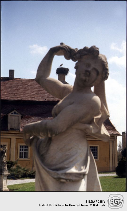 Hof von Schloss Rammenau