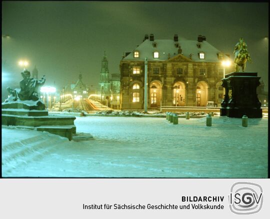Neustädter Markt im Winter