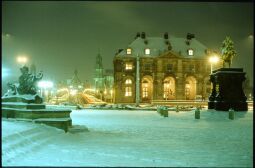 Bild: Neustädter Markt im Winter