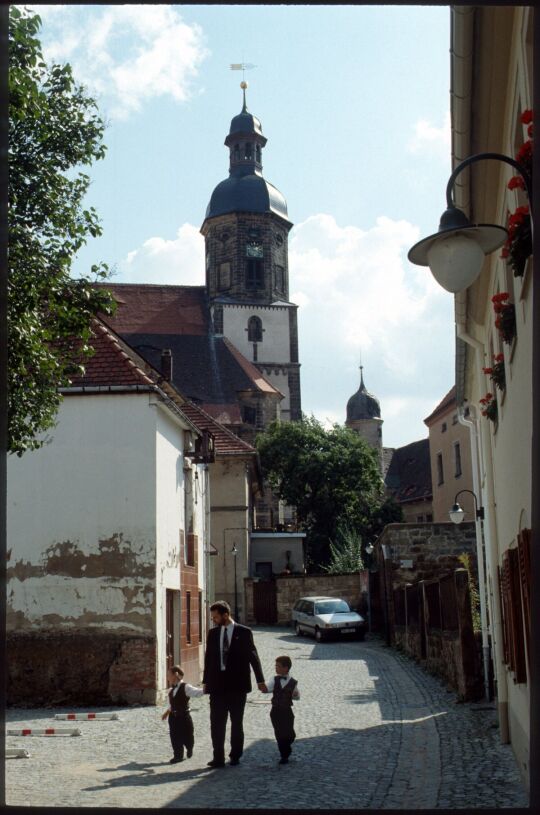 Blick durch die Rosengasse Dippoldiswalde