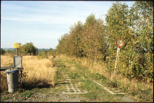 Weg an der ehemaligen innerdeutschen Grenze bei Sachsgrün