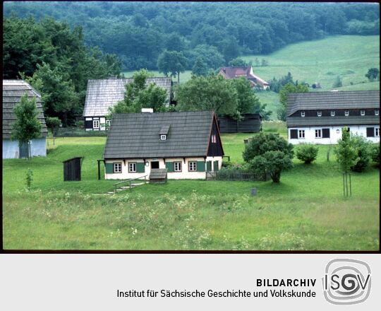 Gebäude im Freilichtmuseum Seiffen