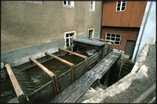 Wasserzuleitung zur Wassermühle unter dem Schloss Weesenstein