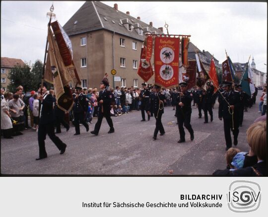 Festumzug zum Tag der Sachsen in Rochlitz