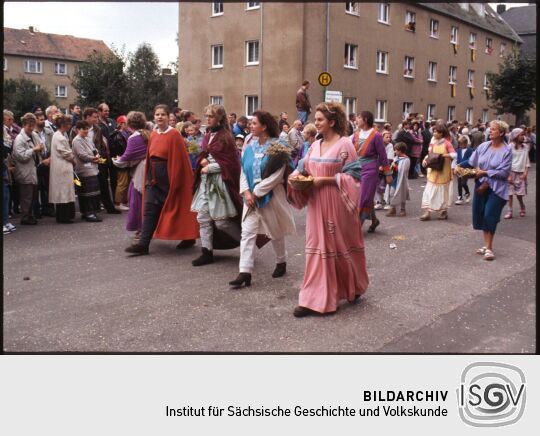 Festumzug zum Tag der Sachsen in Rochlitz