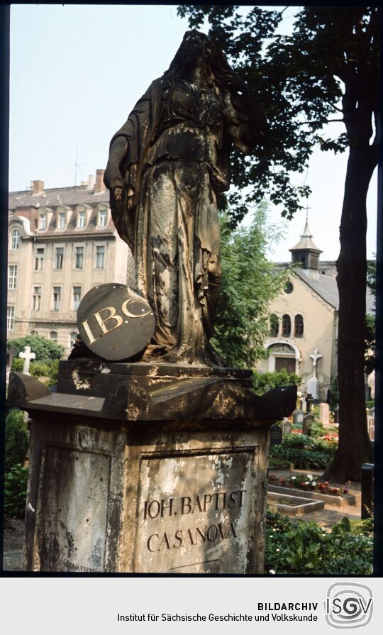 Grab des Malers Giovanni Battista Casanova