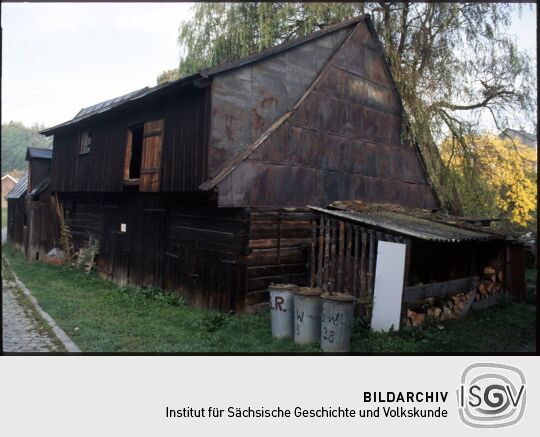 Blockscheune am Rauner Dorfplatz