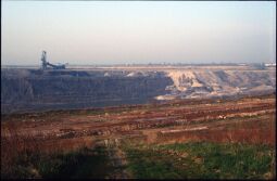 Blick über den Tagebau Espenhain