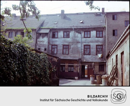 Blick in den Hinterhof der Schäferstraße 24 in Dresden