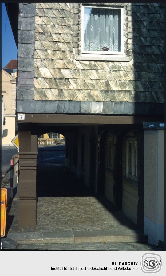 Laubengang am Markt in Schirgiswalde