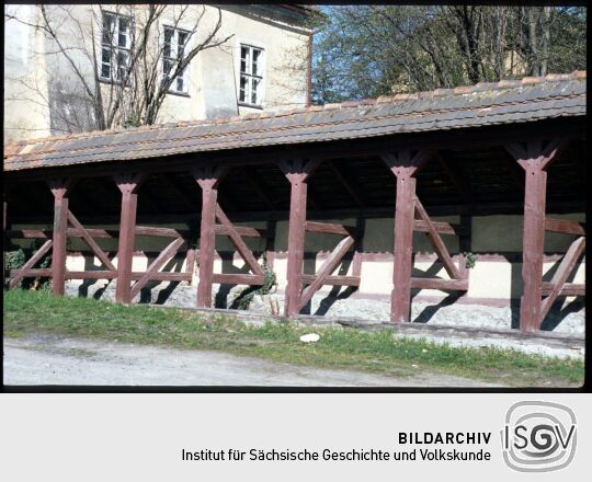 Historische Marktstände in Diehsa 1990