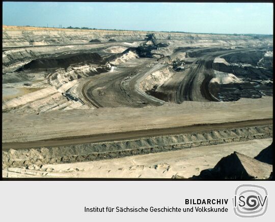 Blick in den Tagebau Espenhain