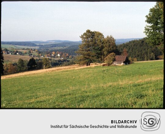 Blick auf Pabstleithen im Vogltand