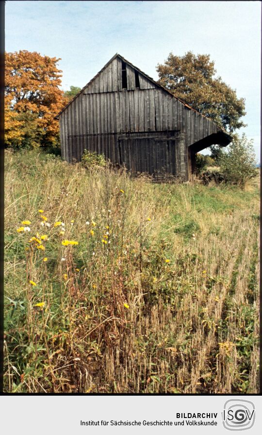 Ungenutzte historische Scheune in Blosenberg im Vogtland