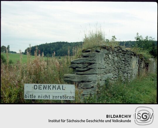 Reste eines Bauernhofs in Blosenberg